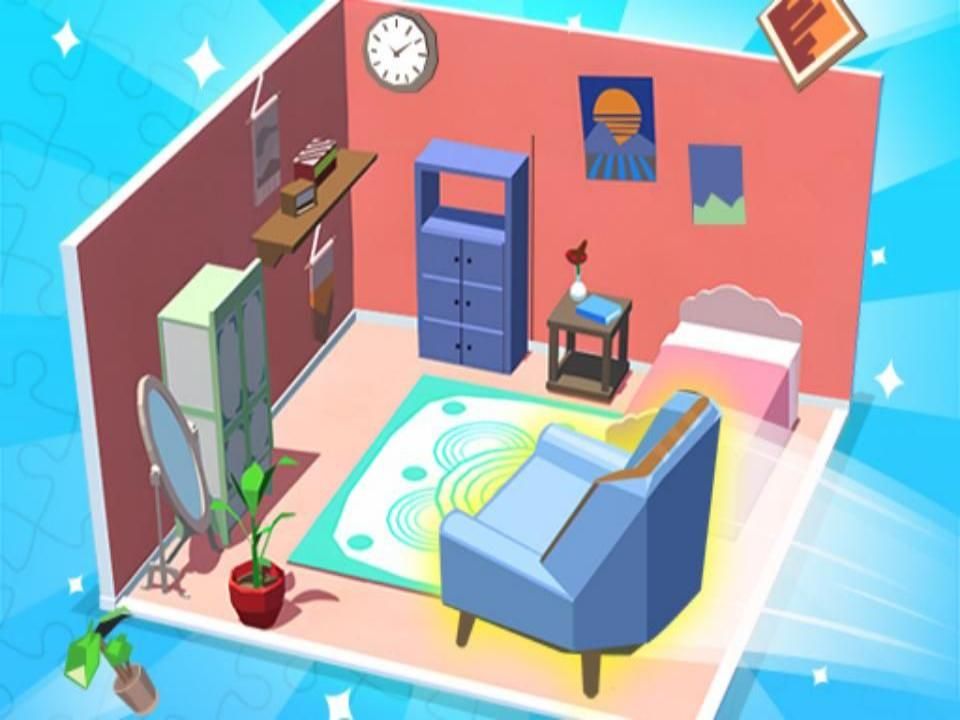 Organized Haven: Room Sorting Floor Plan Puzzles