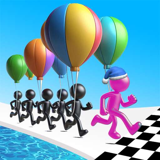 Skyward Sprint: 3D Balloon Racing Frenzy