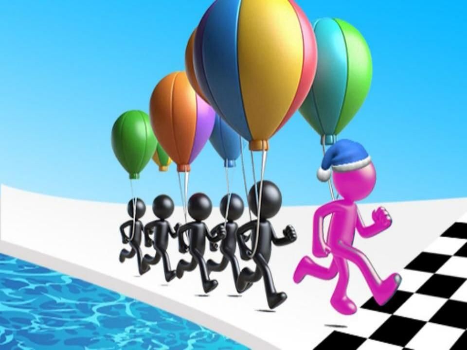 Skyward Sprint: 3D Balloon Racing Frenzy