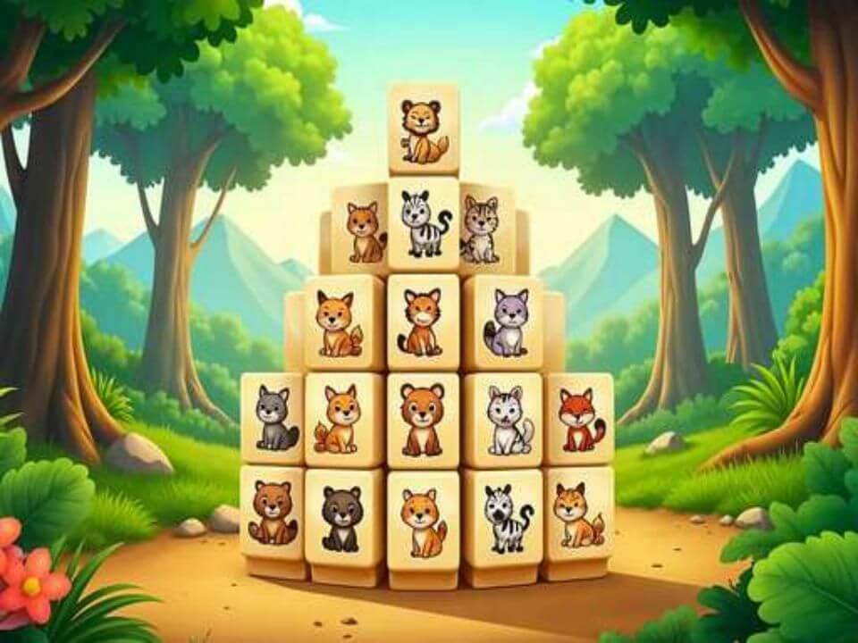 Whimsical Mahjong: Kingdom&rsquo;s Animal Tile Puzzles