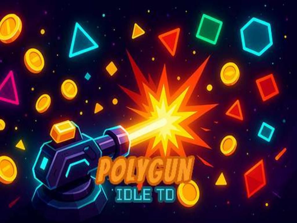 Idle Poly Turret: Gun Powered Tower Defense