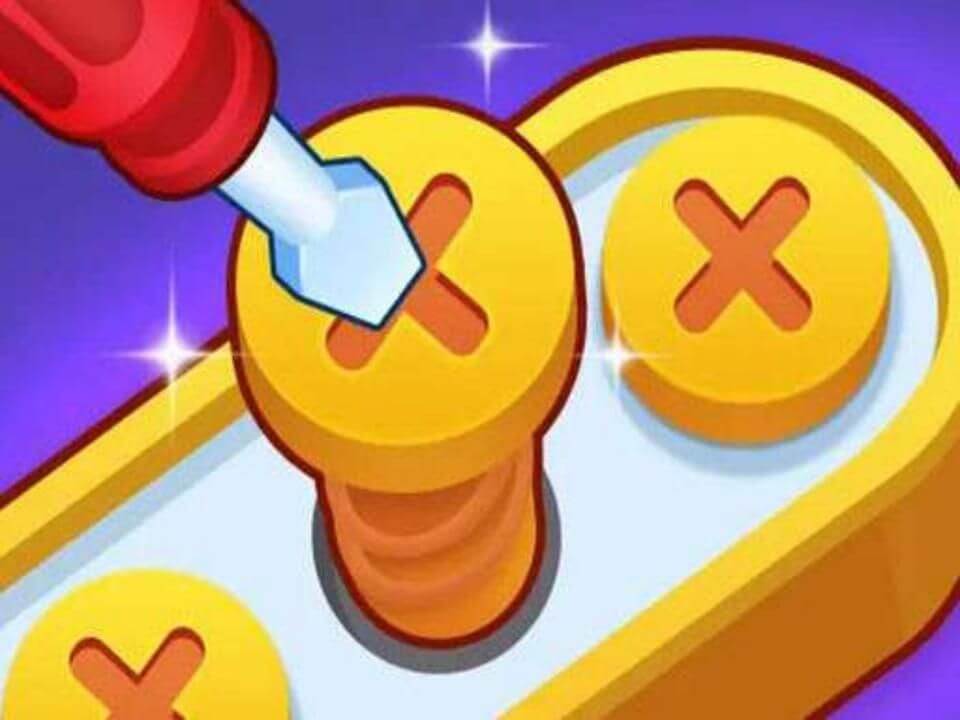 Calm Pin Puzzle: Screw Jam Flow