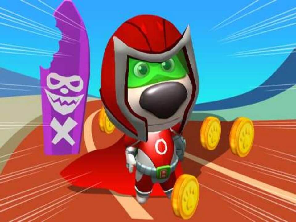 Super Hero Dog Dash Fast Canine Adventure Runner AFGame