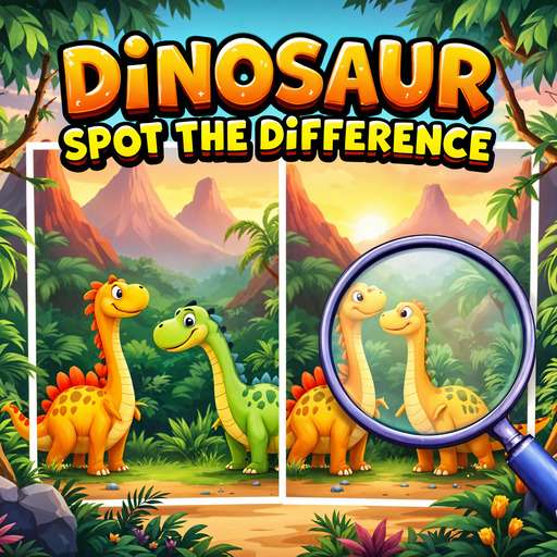 Dinosaur Spot The Difference