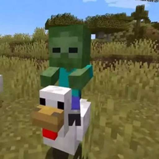 Chicken Jockey hidden lava chicken 2