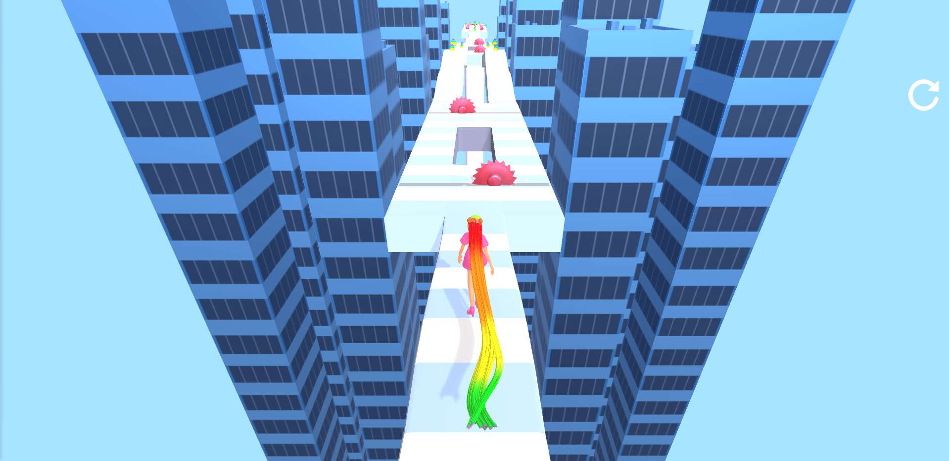 Long Hair Rush Challenge