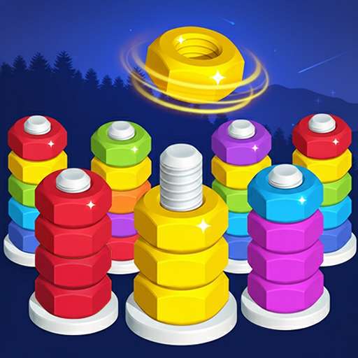 Nuts Color Sorting Game