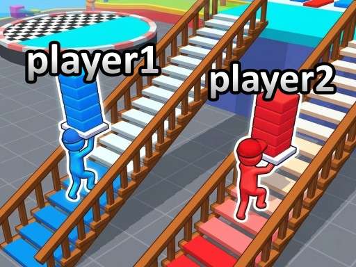 Stairs Races For 2 Players Review: A Simple Stair Climbing Sprint That Works Best With a Friend